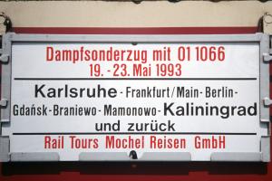 Mit 01 1066 nach Kaliningrad (Königsberg)